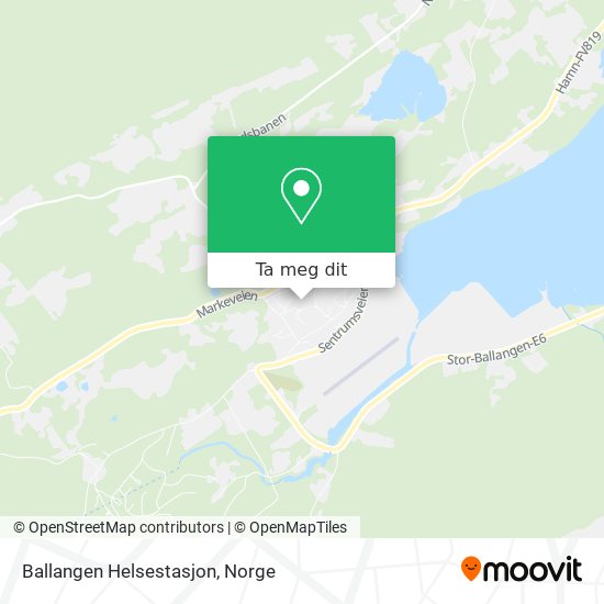 Ballangen Helsestasjon kart