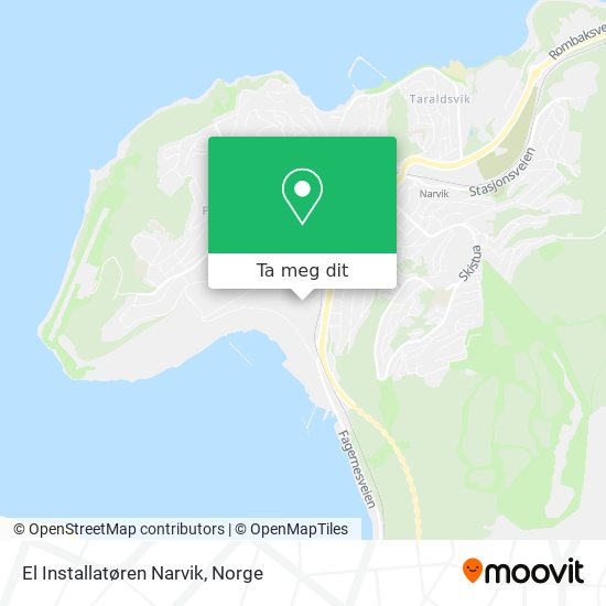 El Installatøren Narvik kart