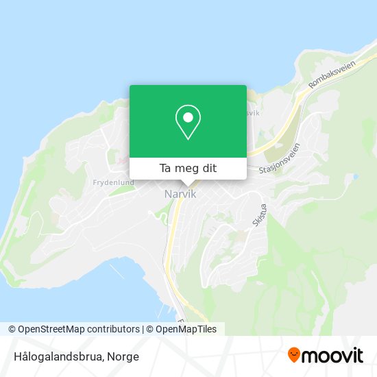 Hålogalandsbrua kart