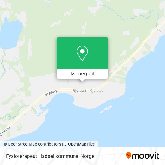 Fysioterapeut Hadsel kommune kart