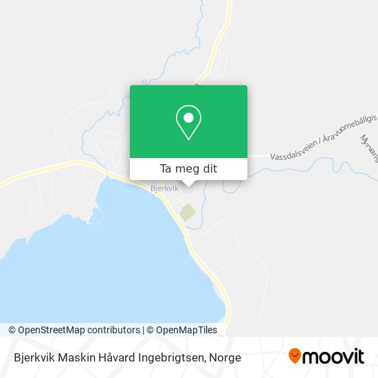 Bjerkvik Maskin Håvard Ingebrigtsen kart