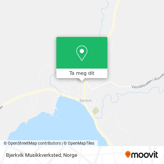 Bjerkvik Musikkverksted kart