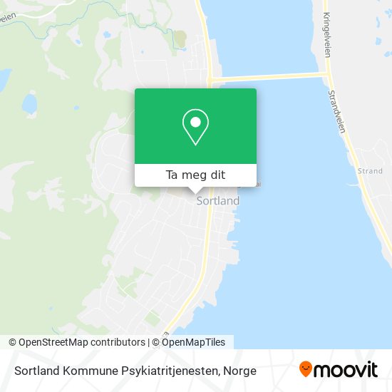 Sortland Kommune Psykiatritjenesten kart