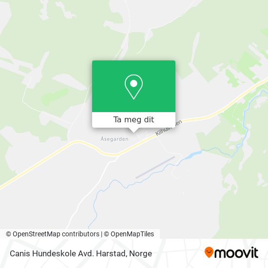 Canis Hundeskole Avd. Harstad kart
