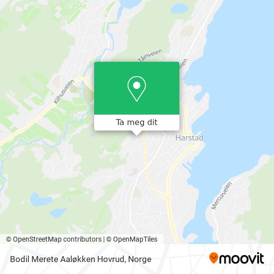 Bodil Merete Aaløkken Hovrud kart