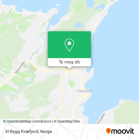 Xl-Bygg Kvæfjord kart