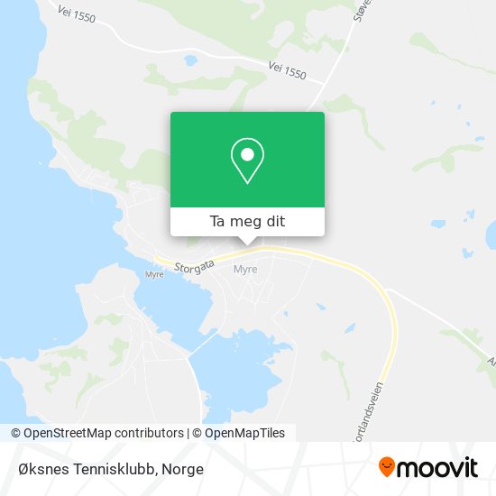 Øksnes Tennisklubb kart