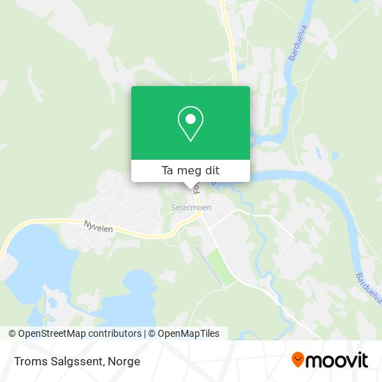 Troms Salgssent kart