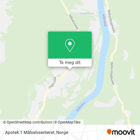 Apotek 1 Målselvsenteret kart