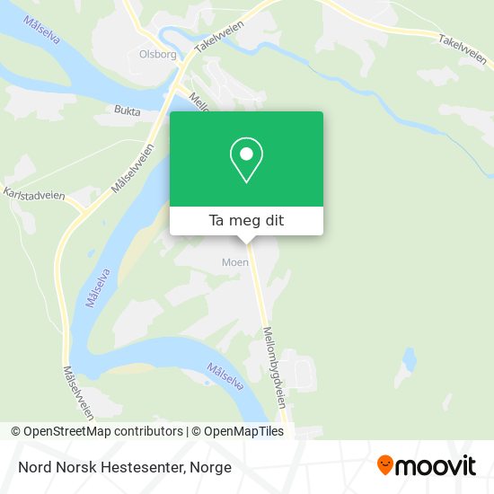 Nord Norsk Hestesenter kart