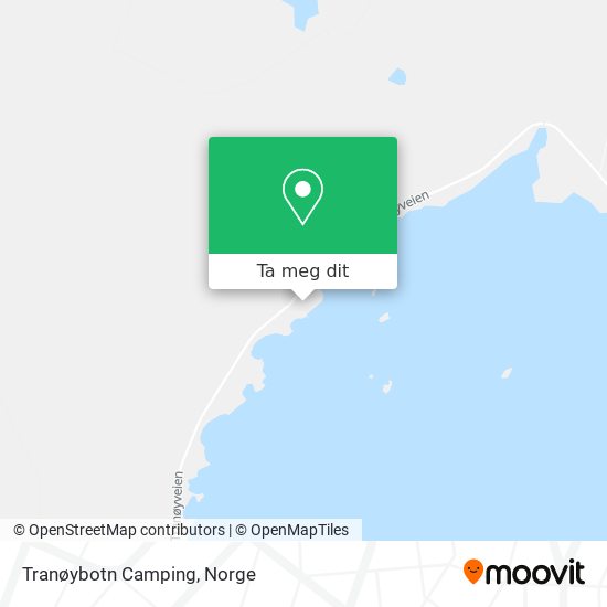 Tranøybotn Camping kart