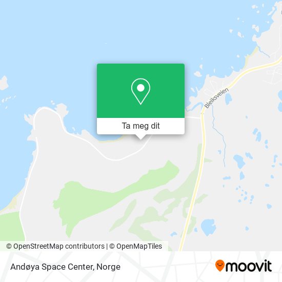 Andøya Space Center kart