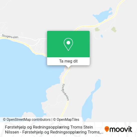 Førstehjelp og Redningsopplæring Troms Stein Nilssen - Førstehjelp og Redningsopplæring Troms kart
