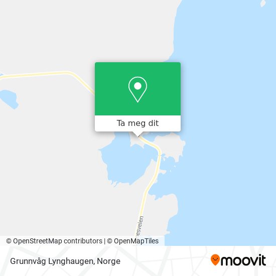 Grunnvåg Lynghaugen kart