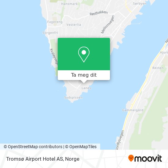 Tromsø Airport Hotel AS kart
