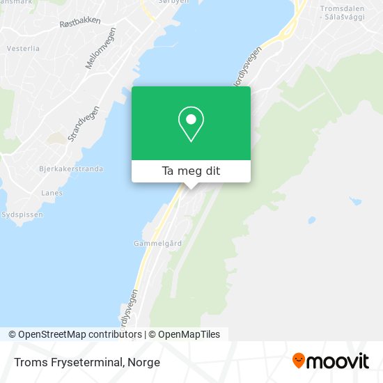 Troms Fryseterminal kart