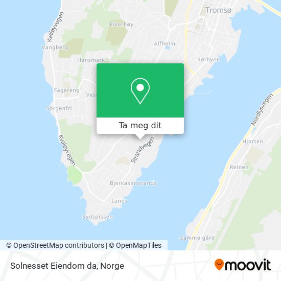 Solnesset Eiendom da kart