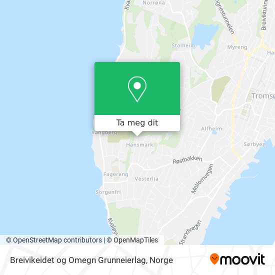 Breivikeidet og Omegn Grunneierlag kart