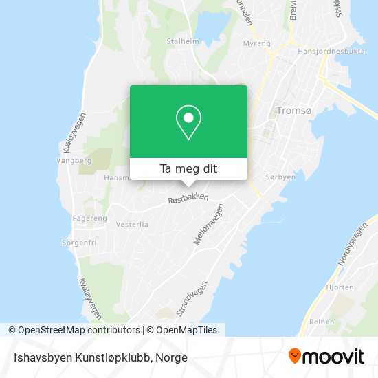 Ishavsbyen Kunstløpklubb kart