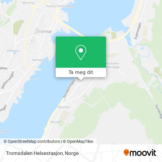 Tromsdalen Helsestasjon kart