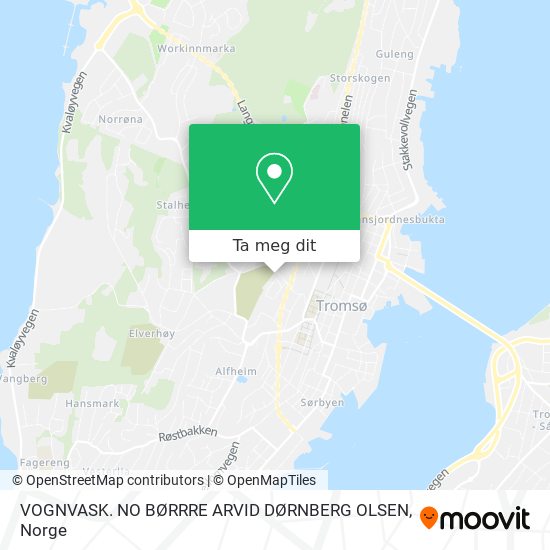 VOGNVASK. NO BØRRRE ARVID DØRNBERG OLSEN kart