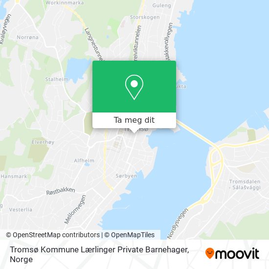 Tromsø Kommune Lærlinger Private Barnehager kart