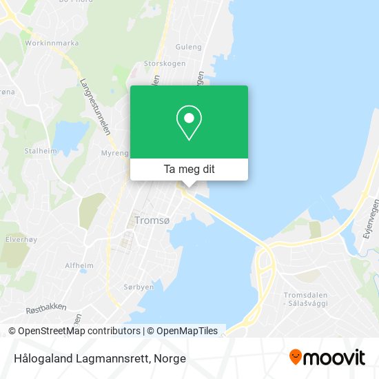 Hålogaland Lagmannsrett kart