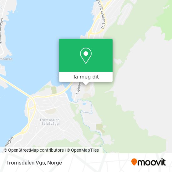 Tromsdalen Vgs kart