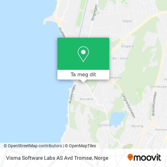 Visma Software Labs AS Avd Tromsø kart