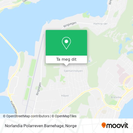 Norlandia Polarreven Barnehage kart