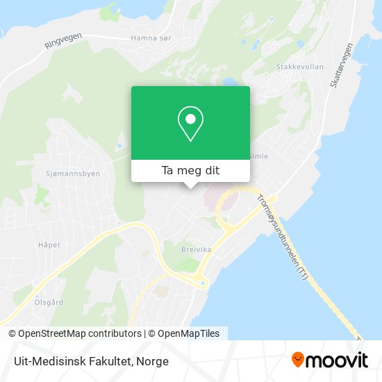 Uit-Medisinsk Fakultet kart