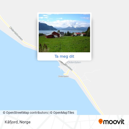 Kåfjord kart