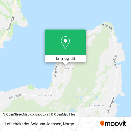 Lefsebakeriet Solgunn Johnsen kart
