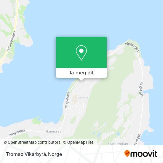Tromsø Vikarbyrå kart