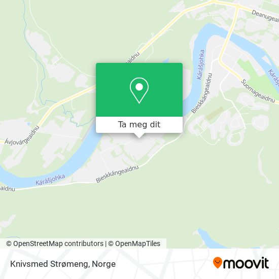 Knivsmed Strømeng kart