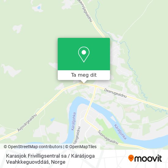 Karasjok Frivilligsentral sa / Kárášjoga Veahkkeguovddáš kart