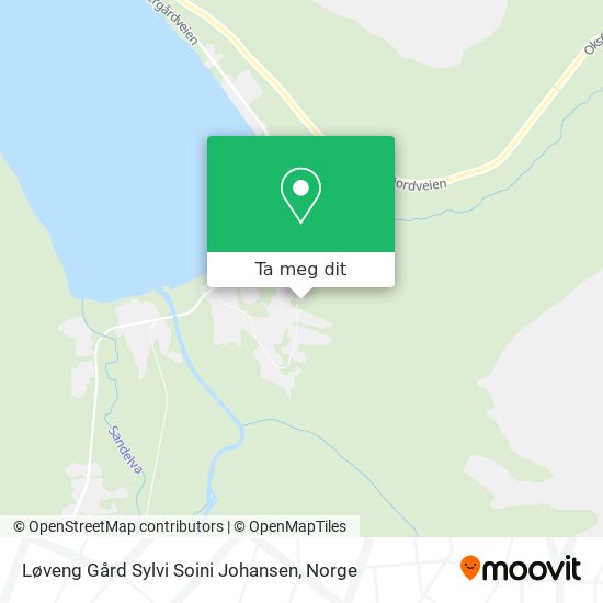 Løveng Gård Sylvi Soini Johansen kart