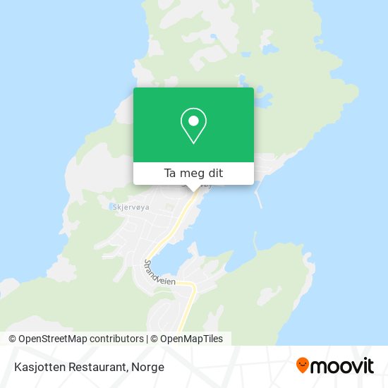 Kasjotten Restaurant kart