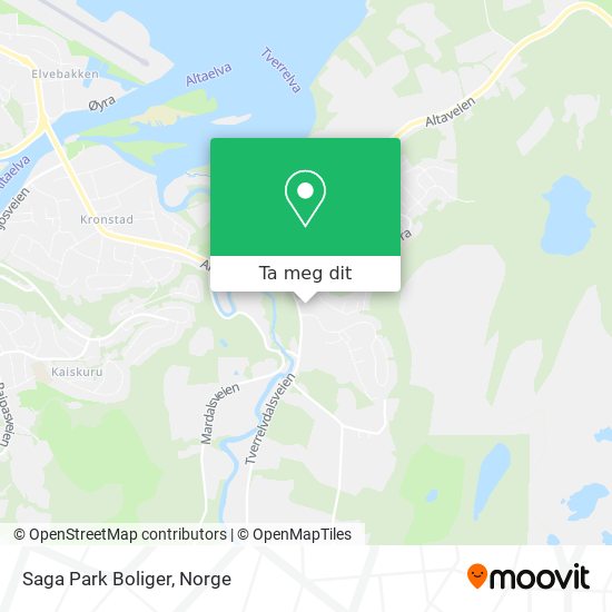 Saga Park Boliger kart