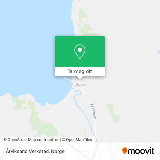 Årviksand Verksted kart