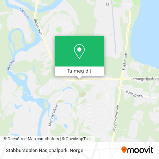 Stabbursdalen Nasjonalpark kart