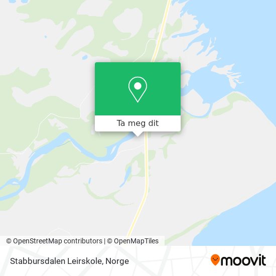 Stabbursdalen Leirskole kart