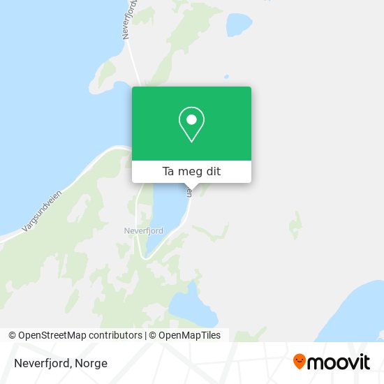 Neverfjord kart