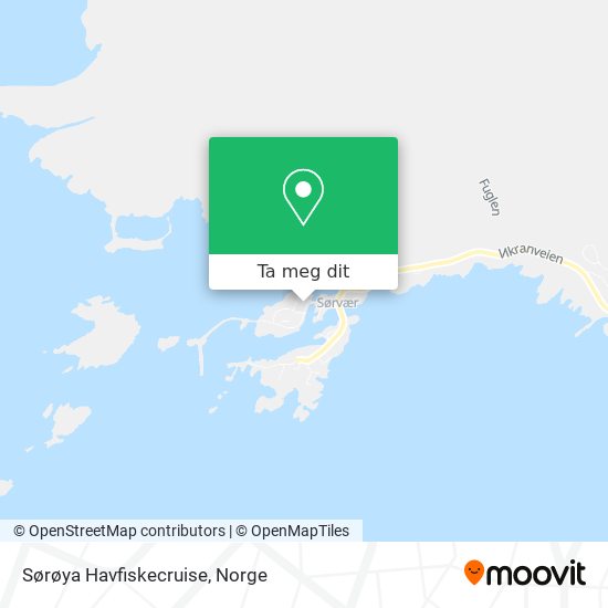 Sørøya Havfiskecruise kart