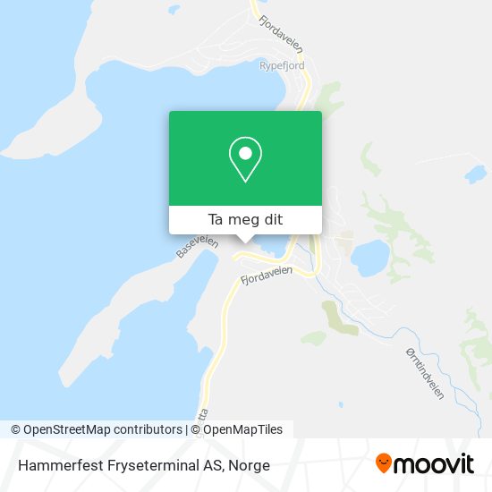 Hammerfest Fryseterminal AS kart