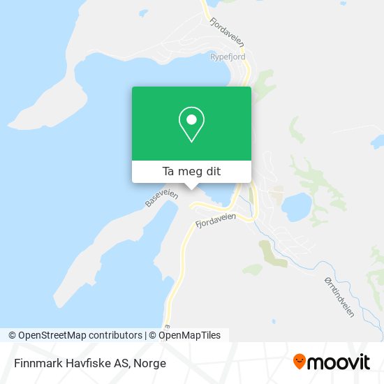 Finnmark Havfiske AS kart