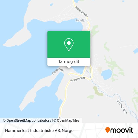 Hammerfest Industrifiske AS kart