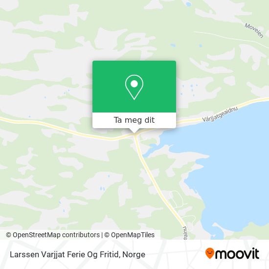 Larssen Varjjat Ferie Og Fritid kart