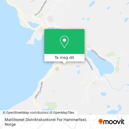 Mattilsynet Distriktskontoret For Hammerfest kart