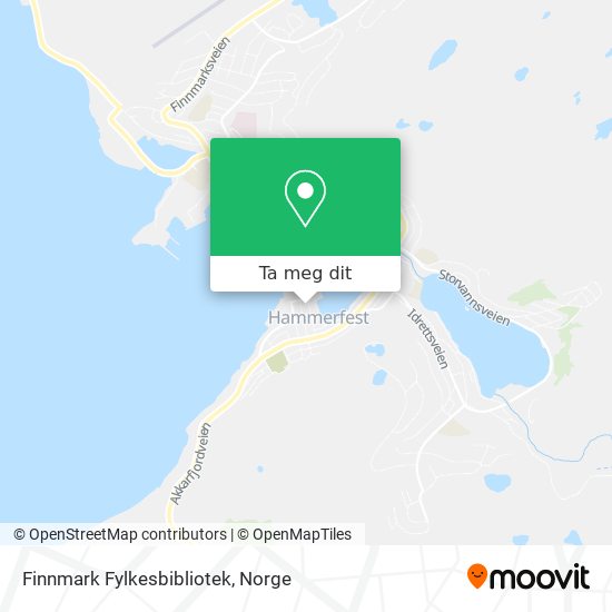 Finnmark Fylkesbibliotek kart